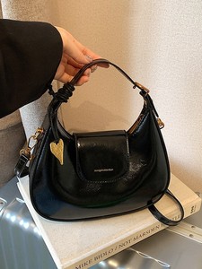Ladies' High-End Casual Tote Handbag with Two <b>Straps</b> Zipper Closure-Portable <b>Shoulder</b> <b>Strap</b> for Office Workers Daily Commutes - Product Image 6