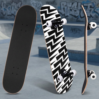 Planche de surf écologique haute performance pour figures - Deck en érable concave 8 plis, ruban antidérapant, trucks en aluminium robustes