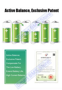 jk jikong daly ant jbd smart bms v19 lifepo4 4s 8s 16s 48v 12v 24v 100a 200a lifepo4 systèmes de gestion de batterie haute tension bms - Product Image 6