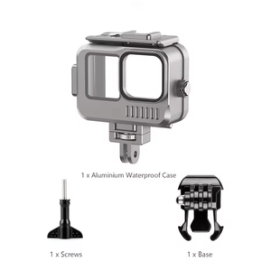 Funda Impermeable HONGDAK para <span class=keywords><strong>Go</strong></span> <span class=keywords><strong>Pro</strong></span> <span class=keywords><strong>Hero</strong></span> 13 12 11 10 9, Carcasa Protectora de Aleación de Aluminio, Accesorios para Cámara Panorámica de <span class=keywords><strong>360</strong></span> Grados - Product Image 5