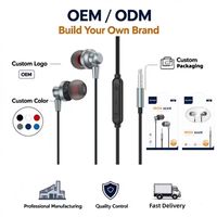 Earbud Berkabel 3.5mm In-Ear dengan Mikrofon Kontrol Volume Kabel TPE Ramah Lingkungan 1.2M Stereo Bass Musik untuk Ponsel PC Podcast G60A