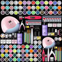 Set de Polvo de Resina Explosions, Herramientas de Manicura, Lámpara UV, Gel Acrílico, Polvo de Purpurina, Set de Joyería con Diamantes de Imitación