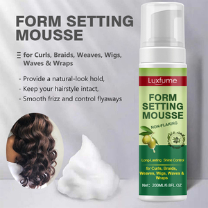 Huile d'<span class=keywords><strong>olive</strong></span> <span class=keywords><strong>Perruque</strong></span> bouclée <span class=keywords><strong>Mousse</strong></span> pour les cheveux Coiffure Marque privée Wrap Foam Curl <span class=keywords><strong>Mousse</strong></span> - Product Image 6