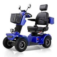 Scooter électrique à quatre roues, moteur 48V 500W, vitesse 11-20 km/h, capacité de charge 100 kg