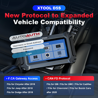 Outil de diagnostic automobile XTOOL D5S OBD2 pour le diagnostic du moteur, de la transmission, de l'ABS, du SRS avec un nouveau système d'exploitation Linux 15+ Réinitialisations Mises à jour gratuites à vie
