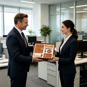 Juego de Regalo Corporativo Personalizado de Lujo 7 en 1, Regalo Promocional Personalizado para Empresas, Regalo para Empleados de Oficina con Logotipo - Product Image 5