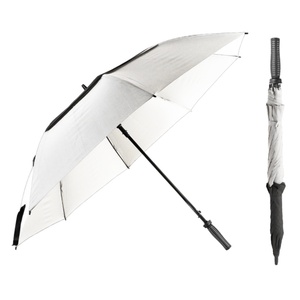 Extra Large 62 Inch Straight Golf <b>Umbrella</b> Double Canopy Vented <b>Windproof</b> Waterproof Features Semi-Automatic Opening for Rainy - Product Image 5