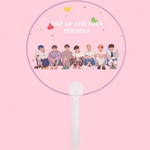 Éventail publicitaire double face en PVC transparent, personnalisé avec logo imprimé, motif dessin animé, cercle ou étoile, idéal pour cadeaux, vente en gros à prix réduit - Product Image 2