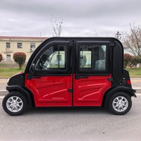 Véhicule électrique mini EV 4 places personnalisé, couleur de carrosserie au choix, pour les trajets courts et les patrouilles communautaires