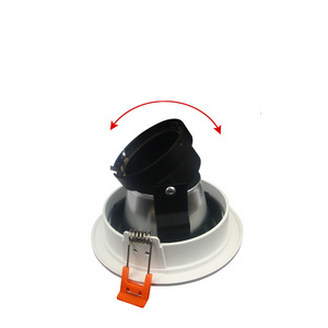 ไฟสปอตไลท์ LED แบบฝังฝ้าเพดาน รุ่น MR16 ตัวเรือนอะลูมิเนียมอัลลอยด์ไร้ขอบ ปรับความสว่างได้ แสงขาว 5000K  มุมลำแสง 120 องศา เหมาะสำหรับใช้ในโรงแรม CRI - Product Image 5