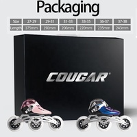 Patins à roulettes pour enfants SK1, patins à roulettes professionnels à 3 roues, patins à roulettes en fibre de carbone pour l'entraînement sur piste