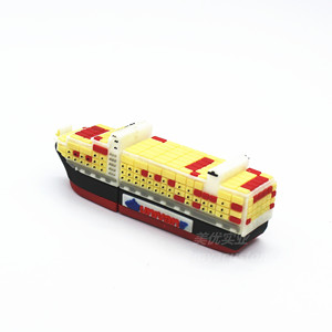 Pendrive <span class=keywords><strong>USB</strong></span> de PVC de estilo agradable, superventas, forma de barco de carga, memoria <span class=keywords><strong>USB</strong></span> de 4GB, disco <span class=keywords><strong>USB</strong></span> con forma de recipiente de carga - Product Image 2