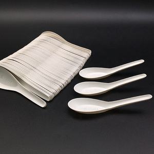 ช้อนซุปแบบใช้แล้วทิ้งสีขาวแบบใช้แล้วทิ้งที่สามารถย่อยสลายได้และย่อยสลายได้ตามธรรมชาติขนาด4.5นิ้ว - Product Image 5