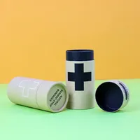 Boîte d'emballage ronde écologique pour huiles essentielles, tube en papier kraft pour cosmétiques et emballage alimentaire