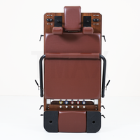 Klappbarer Pilates-Reformer aus Eichenholz mit ausziehbaren Beinen für Zuhause
