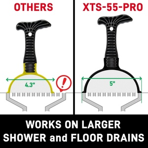 Déboucheur de lavabo, qualité professionnelle, puissant, avec grande ventouse en caoutchouc de 5 pouces pour égouts de cuisine, lavabo, douche et salle de bain bouchés (1 pièce) - Product Image 3