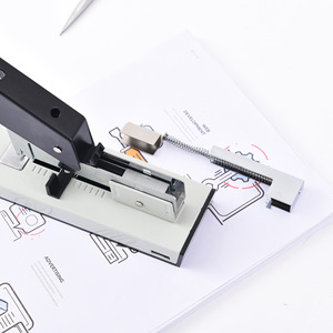 Atacado Custom Metal Labor-Saving Grampeador Multifuncional Preto Heavy Duty Paper Grampeador para Escritório - Product Image 4