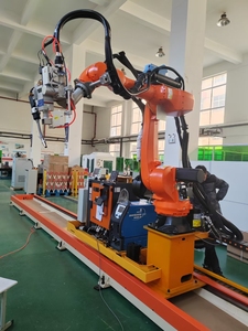 Estación de Trabajo Robótica Industrial para Motores de Núcleo de Fábrica China, Soldadura Automática de Estructuras de Acero, Equipo de Automatización de Soldadura - Product Image 4