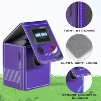Boîte de rangement pour cartes en cuir PU de qualité supérieure pour YGO 100 Plus Trading Card Storage