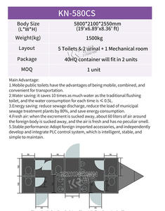 Contenedor de Envío de 20 pies, Prefabricado, de Lujo, Portátil, para Restaurante, Cafetería, Bar de Comida Rápida - Product Image 5