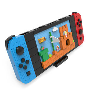 Set di Blocchi da Costruzione per Console di <span class=keywords><strong>Gioco</strong></span> Retrò, Modello <span class=keywords><strong>in</strong></span> Mattoncini di Console Pixel, Giocattolo da Collezione per Adulti - Product Image 1