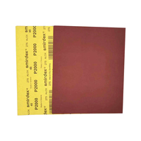 Feuille de papier abrasif sec en latex d'oxyde d'aluminium Smirdex