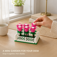 Blocs de construction de fleurs de tulipes MOC DIY, modèle de tulipes colorées, blocs de plantes à assembler créativement, décoration, cadeaux de vacances pour tous les âges
