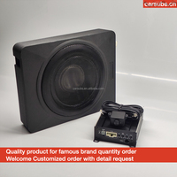 Coffre de voiture Subwoofer mince 10 pouces Porté RMS 200W avec amplificateur monobloc RMS 400W Classe D