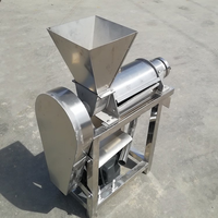 Grote sapcentrifuge voor ananas, guave, citroen en sinaasappel. Automatische sapcentrifuge van roestvrij staal.