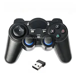 Беспроводной игровой контроллер 2,4G, джойстик, геймпад с микро-USB OTG конвертером, адаптер для Android TV приставки, для ПК, PS3
