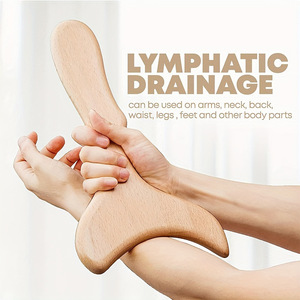 Y Shaped Wooden Guasha Board For Full Body Massage Therapy Tool - Product Image 4