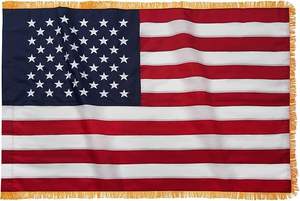 4x6ft американский флаг с элегантной бахромой, вышитые звезды + нашитые полосы, премиальный внутренний дисплей с яркими цветами - Product Image 5
