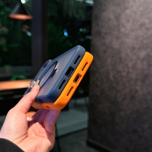 Funda Magnética Mate Translúcida para Teléfono iPhone 17 13 14 15 16 Pro Max 17 Air con Anillo Metálico y Soporte, Resistente a Golpes, Venta al Por Mayor - Product Image 6
