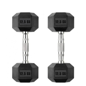 <b>Hex</b> <b>Dumbbells</b> <b>Set</b>, Strength Training <b>Dumbbells</b> 2.5KG~30KG Single or Pair, Home Gym Weights <b>Set</b> - Product Image 1