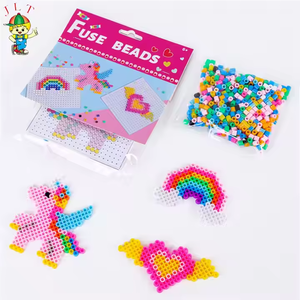 Cuentas de <span class=keywords><strong>Hama</strong></span> de 5mm para niños, serie de cuentas de abeja <span class=keywords><strong>3D</strong></span> para niños, hecho a mano juguete artesanal, cuentas de Perler, artesanías exquisitas, regalo Popular - Product Image 5
