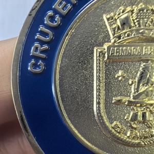 Kim loại thủ công mỹ nghệ biểu tượng tùy chỉnh bộ sưu tập tiền xu trống thăng hoa 3D thách thức tiền xu - Product Image 3