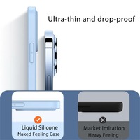 Silicone liquide couleur bonbon luxe magnétique charge sans fil étui de téléphone antichoc pour iPhone 16 15 14 Plus 13 12 11 Pro Max