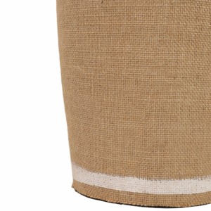 Vaso rustico in terracotta con avvolgimento in juta intrecciata per decorazioni domestiche e uso in soggiorno - Product Image 6