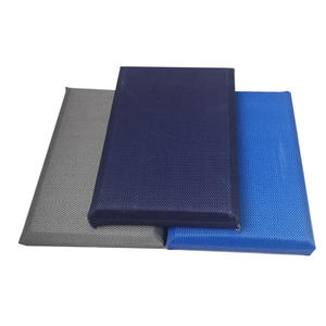 Panneaux acoustiques en laine de fibre de verre ignifugés de classe A1 Panneaux sonores pour plafonds et murs en panneau de gypse en laine de fibre de verre - Product Image 3