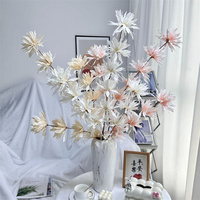 Bon marché Pièce Maîtresse Faux Fleurs Soie Artificielle Long Bâton Fleur pour la Décoration de Plafond de Mariage