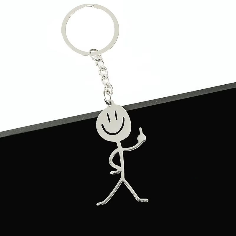 One-handed wishbone middle finger