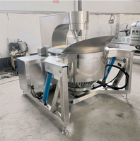 Nouvelle ligne de production de pop-corn entièrement automatique (chauffage au gaz/électrique/vapeur) en acier inoxydable 304, entraînée par un moteur, haute performance