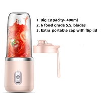 Huishoudelijke Groente Fruit Niet-Slakken Sap Machine Draagbare Mini Multi-Functionele Juicing Cup Usb Oplaadbare Fles Voor Picknick