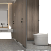Toilette à citerne dissimulée DOLOGI Design élégant WC mural noir avec boutons poussoirs modernes pour salles de bains modernes en Arabie Saoudite