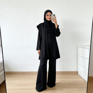 Custom Muslim Women Swimwear Full Cover Burkini 3-Piece Set Quick-Dry Modest Bathing Suit - Product Image 4