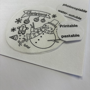 Giấy thêu hòa tan trong nước, dán và thêu, có thể in, dễ bóc và dán - Product Image 2