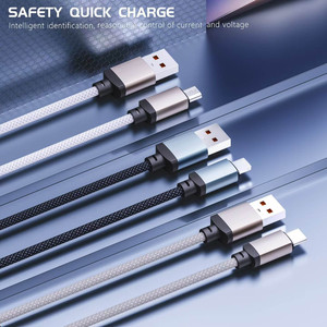 <span class=keywords><strong>Cable</strong></span> de Datos USB <span class=keywords><strong>3.0</strong></span> Micro USB <span class=keywords><strong>Tipo</strong></span> <span class=keywords><strong>C</strong></span>, <span class=keywords><strong>Cable</strong></span> USB <span class=keywords><strong>Tipo</strong></span> <span class=keywords><strong>C</strong></span> de Nailon para Teléfono, <span class=keywords><strong>Cable</strong></span> de Carga Rápida - Product Image 5