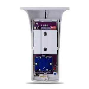 Mô hình mới Pin hoạt động/panel năng lượng mặt trời Powered 433Mhz không dây 2PIR lò vi sóng cảm biến chuyển động Detector cho xâm nhập hệ thống báo động - Product Image 4