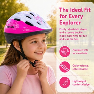 Casques de vélo pour enfants légers en EPS PVC, sécurité supérieure, double usage, certifiés CE, 14 aérations, durables pour la protection de la tête - Product Image 3