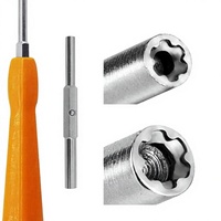 Tournevis, kit de tournevis de sécurité à double embout 4,5 mm 3,8 mm pour ouvrir les consoles NES, SNES, N64, GameBoy, GameCube, Virtual Boy